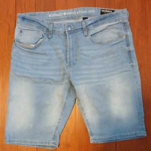 Buffalo David Bitton Blue Jean Shorts Classic Casual Style